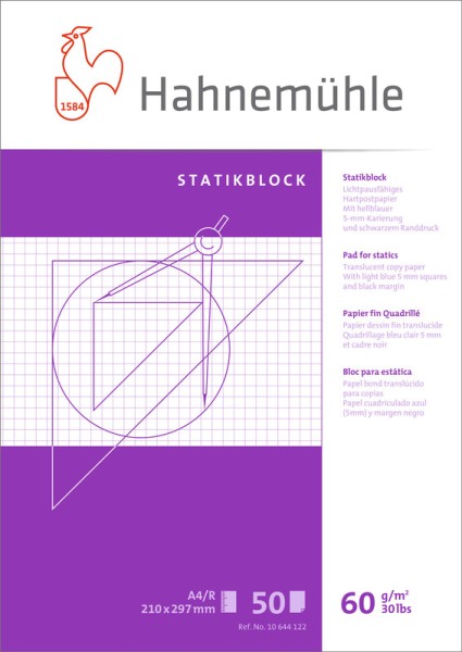 Hahnemühle Statikblock | 60 g/m²