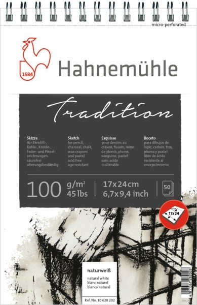 Hahnemühle Tradition | Skizzenblock 100 g/m²