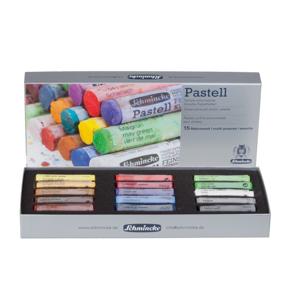 Schmincke Pastell Mehrzweck 15er Set | Malkasten