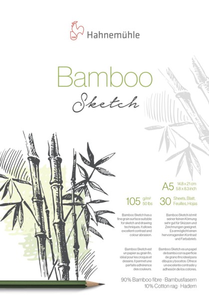 Hahnemühle Bamboo Sketch A5 | Skizzenblock 105 g/m²