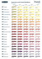 Vorschau: Schmincke Pastell Farbkarte | Pastelle Vorschau: Schmincke Pastell Farbkarte | Pastelle