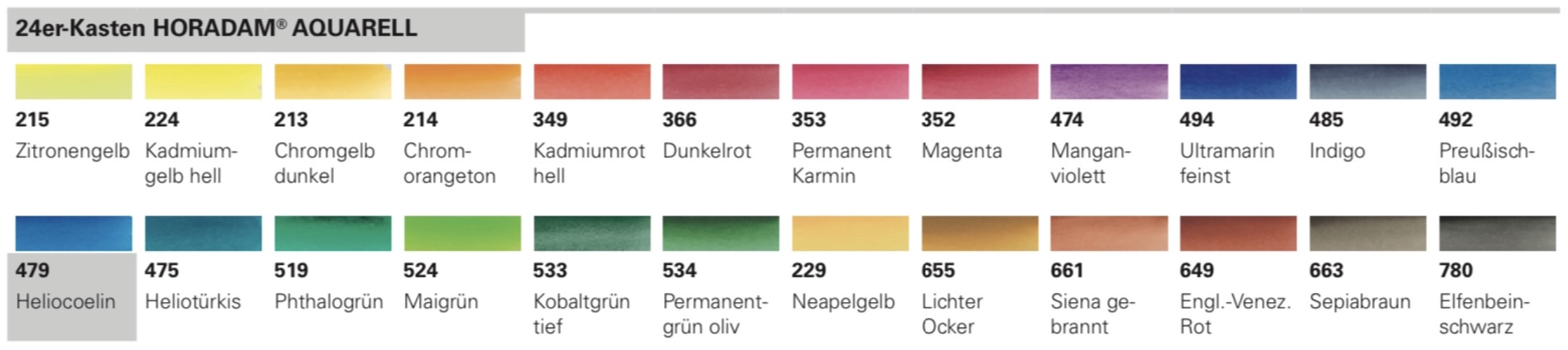 Schmincke-HORADAM-AQUARELL-Farbtoene-24er-Kasten