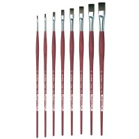 da Vinci College Acrylpinsel flach, elastische Synthetikfasern | Serie 8740 da Vinci College Acrylpinsel flach, elastische Synthetikfasern | Serie 8740