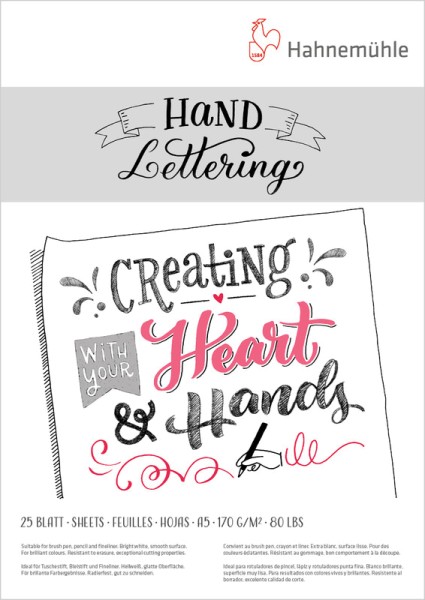 Hahnemühle Hand Lettering A5 | Block 170 g/m²