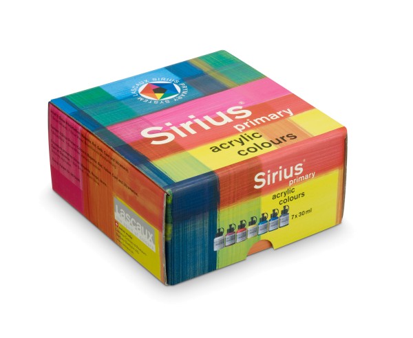 Lascaux Sirius® Primär-Acrylfarben Set | Acrylfarbe