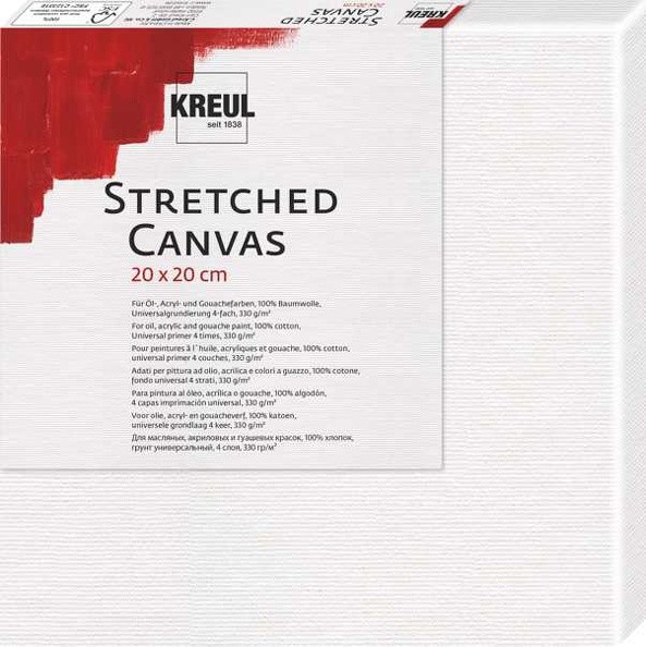 KREUL Stretched Canvas 20x20 | Keilrahmen