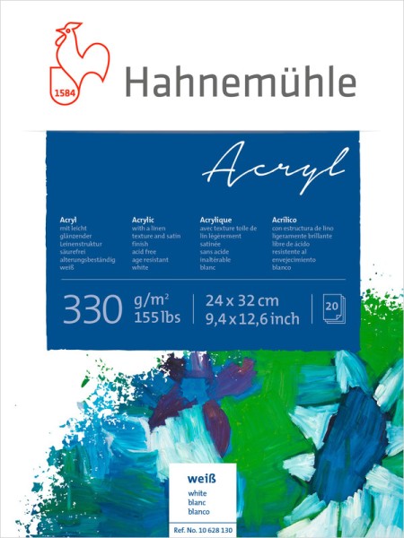 Hahnemühle Acryl 330 24x32cm | Acrylblock 330 g/m²