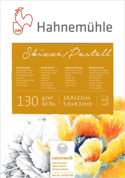 Hahnemühle Skizze/Pastell A5 | 100% Hadern 130 g/m²