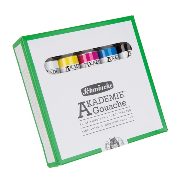 Schmincke AKADEMIE® Gouache Kartonset | Malkasten