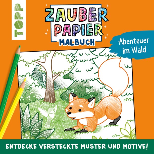 Zauberpapier Malbuch Abenteuer im Wald