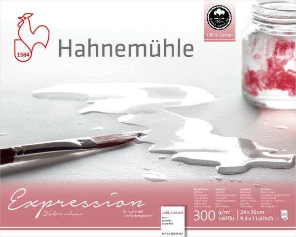 Hahnemühle Expression Watercolour | Aquarellblock 300 g/m²